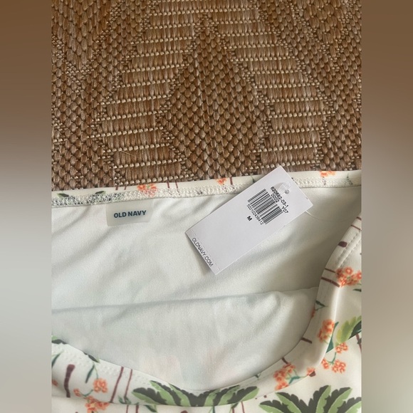 Old Navy Women's High-Waisted Bikini Swim Bottoms,Palm Tree Print,Size M,NWT - Picture 4 of 7